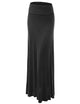 WB670 Women's Basic Foldable High Waist Floor Length Maxi Skirt S-3XL Plus Size