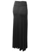 WB670 Women's Basic Foldable High Waist Floor Length Maxi Skirt S-3XL Plus Size