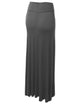 WB670 Women's Basic Foldable High Waist Floor Length Maxi Skirt S-3XL Plus Size