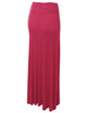 WB670 Women's Basic Foldable High Waist Floor Length Maxi Skirt S-3XL Plus Size