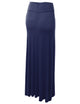 WB670 Women's Basic Foldable High Waist Floor Length Maxi Skirt S-3XL Plus Size