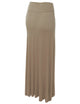 WB670 Women's Basic Foldable High Waist Floor Length Maxi Skirt S-3XL Plus Size