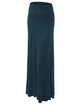 WB670 Women's Basic Foldable High Waist Floor Length Maxi Skirt S-3XL Plus Size
