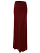 WB670 Women's Basic Foldable High Waist Floor Length Maxi Skirt S-3XL Plus Size