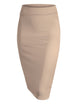 WB700 Women's Slim Fit Midi Pencil Skirt