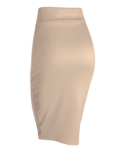 WB700 Women's Slim Fit Midi Pencil Skirt