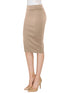 WB700 Women's Slim Fit Midi Pencil Skirt