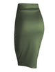 WB700 Women's Slim Fit Midi Pencil Skirt