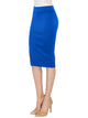 WB700 Women's Slim Fit Midi Pencil Skirt
