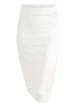 WB700 Women's Slim Fit Midi Pencil Skirt