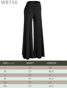 WB750 Women's Chic Palazzo Lounge Pants