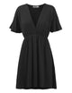 WDR 1338 Women's Airy Short Sleeve Kimono Style Deep V Neck Dress Top