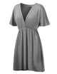 WDR 1338 Women's Airy Short Sleeve Kimono Style Deep V Neck Dress Top