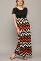 WDR2284 Womens Short Sleeve Loose Plain Casual Long Maxi Dresses with Pockets