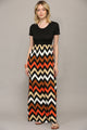 WDR2284 Womens Short Sleeve Loose Plain Casual Long Maxi Dresses with Pockets
