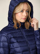 WJC2144 Women's Ultra Light Weight Packable Down Jacket with Removable Hoodie