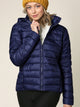 WJC2144 Women's Ultra Light Weight Packable Down Jacket with Removable Hoodie