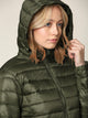 WJC2144 Women's Ultra Light Weight Packable Down Jacket with Removable Hoodie
