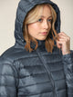 WJC2144 Women's Ultra Light Weight Packable Down Jacket with Removable Hoodie