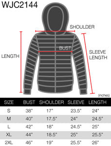 WJC2144 Women's Ultra Light Weight Packable Down Jacket with Removable Hoodie