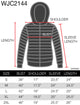 WJC2144 Women's Ultra Light Weight Packable Down Jacket with Removable Hoodie