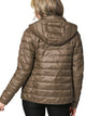 WJC2144 Women's Ultra Light Weight Packable Down Jacket with Removable Hoodie