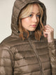 WJC2144 Women's Ultra Light Weight Packable Down Jacket with Removable Hoodie