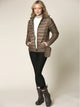 WJC2144 Women's Ultra Light Weight Packable Down Jacket with Removable Hoodie
