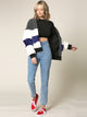 WJC2154 Women's Soft Long Sleeve Zip-up Faux Minx Fur Fleece Winter Jacket