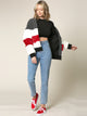 WJC2154 Women's Soft Long Sleeve Zip-up Faux Minx Fur Fleece Winter Jacket