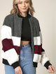 WJC2154 Women's Soft Long Sleeve Zip-up Faux Minx Fur Fleece Winter Jacket