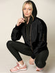 WJC2157 Women's Classic Lightweight Jacket Multi Pocket Windbreaker Bomber Jacket