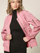 WJC2157 Women's Classic Lightweight Jacket Multi Pocket Windbreaker Bomber Jacket