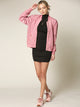 WJC2157 Women's Classic Lightweight Jacket Multi Pocket Windbreaker Bomber Jacket