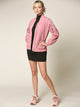 WJC2157 Women's Classic Lightweight Jacket Multi Pocket Windbreaker Bomber Jacket