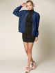 WJC2157 Women's Classic Lightweight Jacket Multi Pocket Windbreaker Bomber Jacket