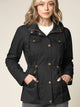 WJC643 Women's Casual Military Safari Anorak Jacket with Hoodie
