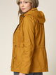 WJC643 Women's Casual Military Safari Anorak Jacket with Hoodie