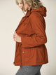 WJC643 Women's Casual Military Safari Anorak Jacket with Hoodie