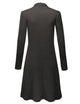 WSK1048 Womens Solid Long Sleeve Open Front Long Cardigan