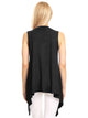 WSK1071 Women's Lightweight Sleeveless Open Front Drape Vest Cardigan
