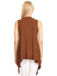 WSK1071 Women's Lightweight Sleeveless Open Front Drape Vest Cardigan