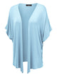 WSK1310 Womens Short Sleeve Dolman Cardigan