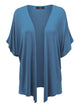 WSK1310 Womens Short Sleeve Dolman Cardigan