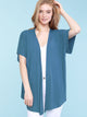 WSK1310 Womens Short Sleeve Dolman Cardigan
