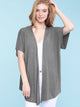 WSK1310 Womens Short Sleeve Dolman Cardigan