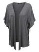 WSK1310 Womens Short Sleeve Dolman Cardigan