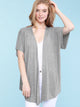 WSK1310 Womens Short Sleeve Dolman Cardigan