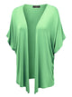 WSK1310 Womens Short Sleeve Dolman Cardigan