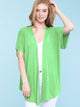 WSK1310 Womens Short Sleeve Dolman Cardigan